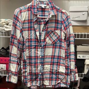 Plaid Button-Up flannel